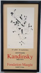 Lithographic Art Print By KANDINSKY From Galery Maeght In Paris