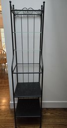 IKEA RNNSKR Shelving Unit In Black.