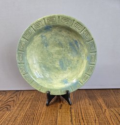 Decorative Ceramic Plate Signed By Paula Esthy.