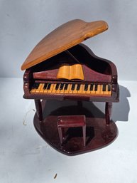Handmade Wooden Miniature Grand Piano