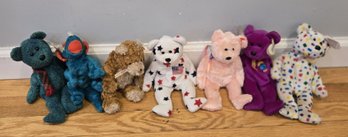 This Collection Features Seven Unique Ty Plush Toys,