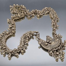 Silver Toned Tribal Necklace