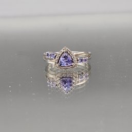 925 Sterling Silver Tanzanite Ring