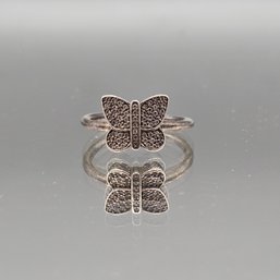 Sterling Silver Butterfly Ring