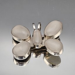 Rebecca Collins Butterfly Clip Pin Brooch Pendant