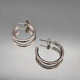 925 Sterling Silver Hoop Earrings