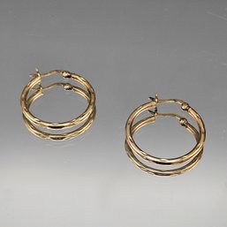 925 Vermeil Hoop Earrings
