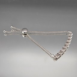 Sparkling Starburst S-Link Bolo Bracelet  Adjustable Fit