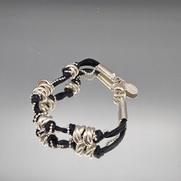 Dyadema Italy Sterling Silver Mixed Media Bracelet