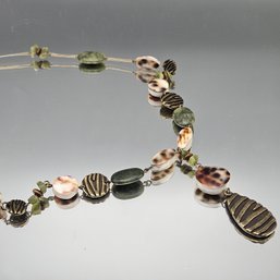 Coldwater Creek Mixed Media Stone And Shell Necklace - 22 Inch