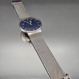 Skagen SKW6164 Mens Watch - Blue Dial & Silver Mesh Band