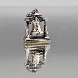 Sterling Silver Liberty Bell Miniature Charm