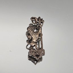 Vintage Italian Silver 'Marzocco' Lion Of Florence Pendant  FIRENZE RICORDO