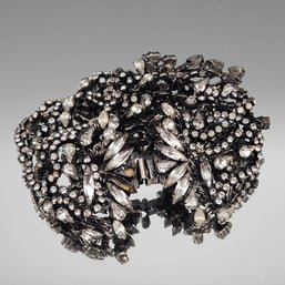 Gothic Glam Rhinestone Chandelier Bracelet- 7'