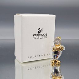 Swarovski Crystal Memories Accordion Clown Brooch With Original Box