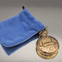 'Grandpa' Pocket Watch  Details Quartz, Gold-Tone