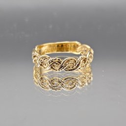 Seta Braided Two-Tone Ring - Size 10