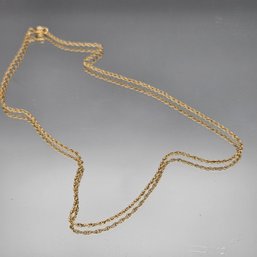 18' Gold-Tone Prince Of Wales Loose Rope Chain Necklace