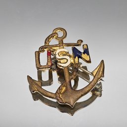 WWII Era USN Sweetheart Brooch