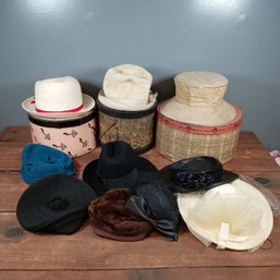 Women Hat Lot With Boxes