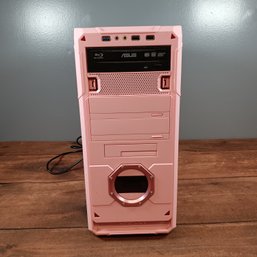 Pink Desktop Gaming Computer