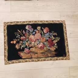L'arte Dell'Arazzo E Della Passamaneria French Country Floral Bouquet Tapestry