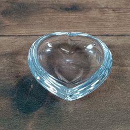 Signed Glass Heart