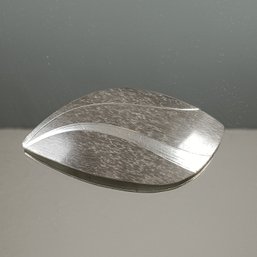 John Friese Danish Modern Silver Tone Brooch