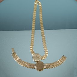 Necklace And Bracelet With USSR Coins