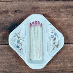 Continental Porcelain Divided Asparagus Dish