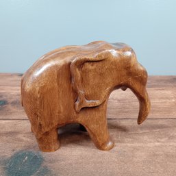Large Wooden Elephant