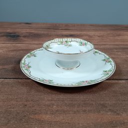 Hand Painted NIPPON 2-Tier Serving Dish