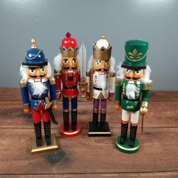 Set Of 4 Mutli Colored Nutcrackers