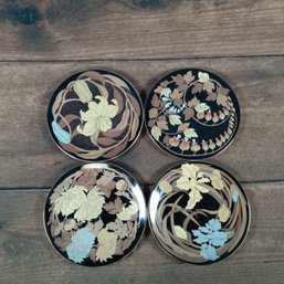 Set Of 4 Museum Fine Arts Boston Japanese Art Plate