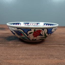 Turkish Handmade Ceramic Pottery Fruit Bowl Salad Bowl Decorative Bowl 10.2'
