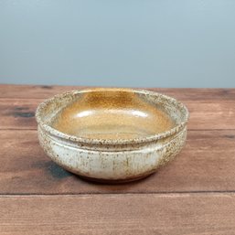 MCM Pottery Bowl Artist Signed
