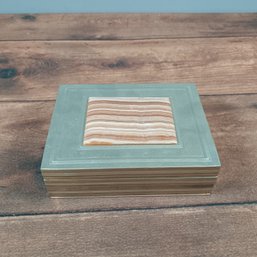 Decorative Small Jewerly/trinket Box With Lid 9' X 7'