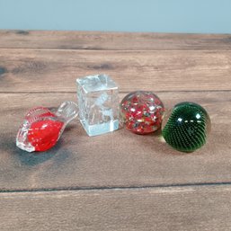 Paper Weight Lot Of 4