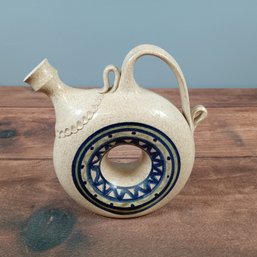 Andrew Quient Art Pottery Ring Pitcher/Jug/Decanter