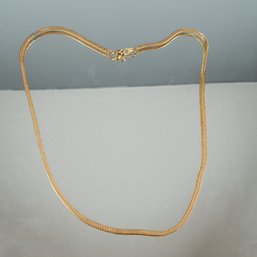 Gold Tone Chain Necklace