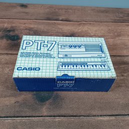 Casio PT-7 Keyboard With Original Box And Paperwork