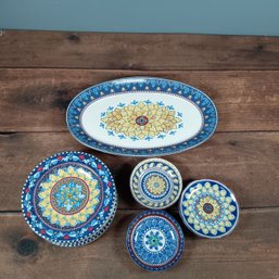 Williams Sonoma Sicily Melamine Plates Bowls And Serving Tray