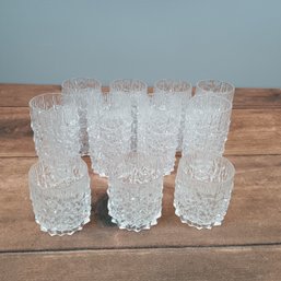 Plastic Glacier Style Whisky Glasses(3) And Cups (6)
