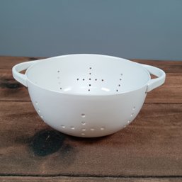 White Crate And Barrel Colander