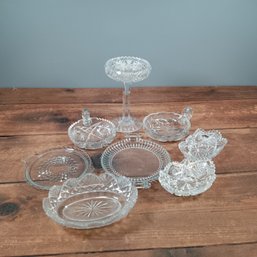 Crystal Candy Dish Ware Lot