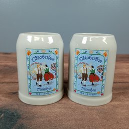 Pair Of Official 2011 Oktoberfest Munich Beer Mug