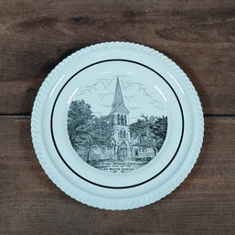 Commemorative Plate For The 100th Anniversary Of The Trinity Methodist Church In City Island, New York