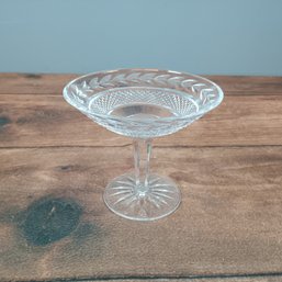 Crystal Glandore Cut Glass Compote.