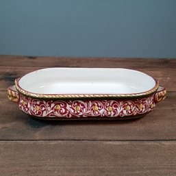 Ceramic Baking Dish Made In Italy SACA By Alberto