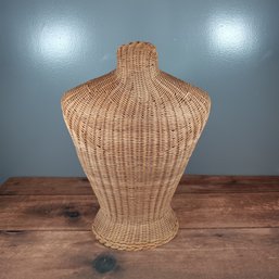 Wicker Mannequin Torso 21' Tall